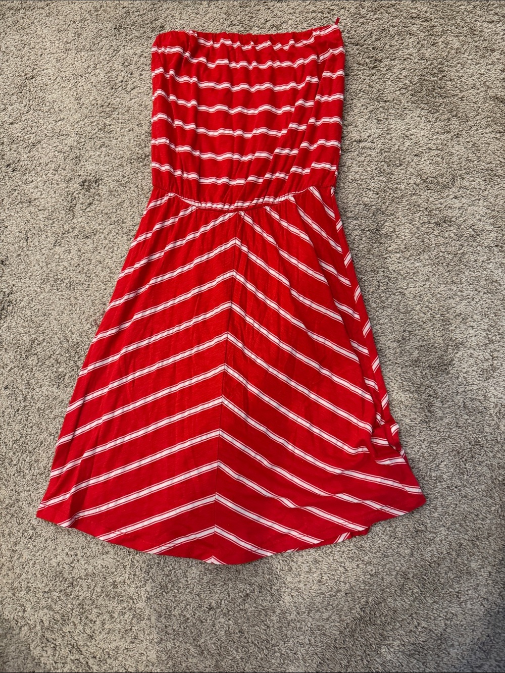 Michael Stars Striped Strapless Dress